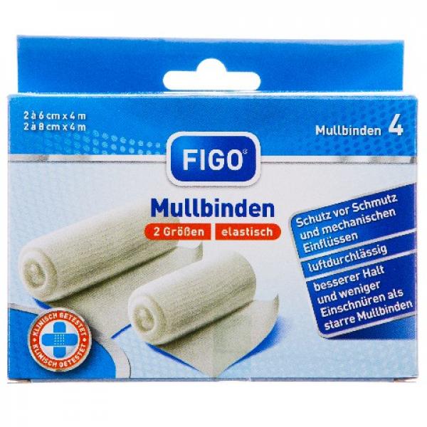 Figo Mullbinden 4er Set